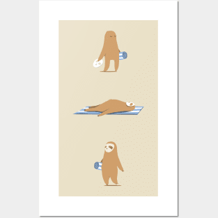 Sloth tan lines Posters and Art